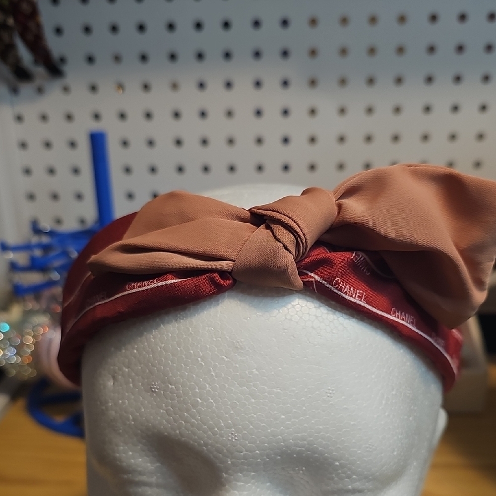 Red and Brown Women's Headband